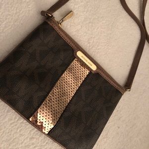Michael Kors sequin crossbody handbag